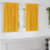 Vidaxl verduisterende gordijnen 2 pcs mosterdgeel 140 x 140 cm fluweel