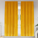 Tende oscuranti Vidaxl 2 pezzi giallo senape 140 x 260 cm in velluto