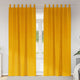 Tende oscuranti Vidaxl 2 pezzi giallo senape 140 x 260 cm in velluto