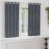 Vidaxl verduisterende gordijnen 2 pcs lichtgrijs 140 x 175 cm fluweel