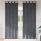 Tende oscuranti Vidaxl 2 pezzi grigio chiaro 140 x 225 cm in velluto