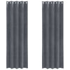 Vidaxl verduisterende gordijnen 2 pcs lichtgrijs 140 x 245 cm fluweel