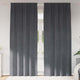 Tende oscuranti Vidaxl 2 pezzi grigio chiaro 140 x 225 cm in velluto