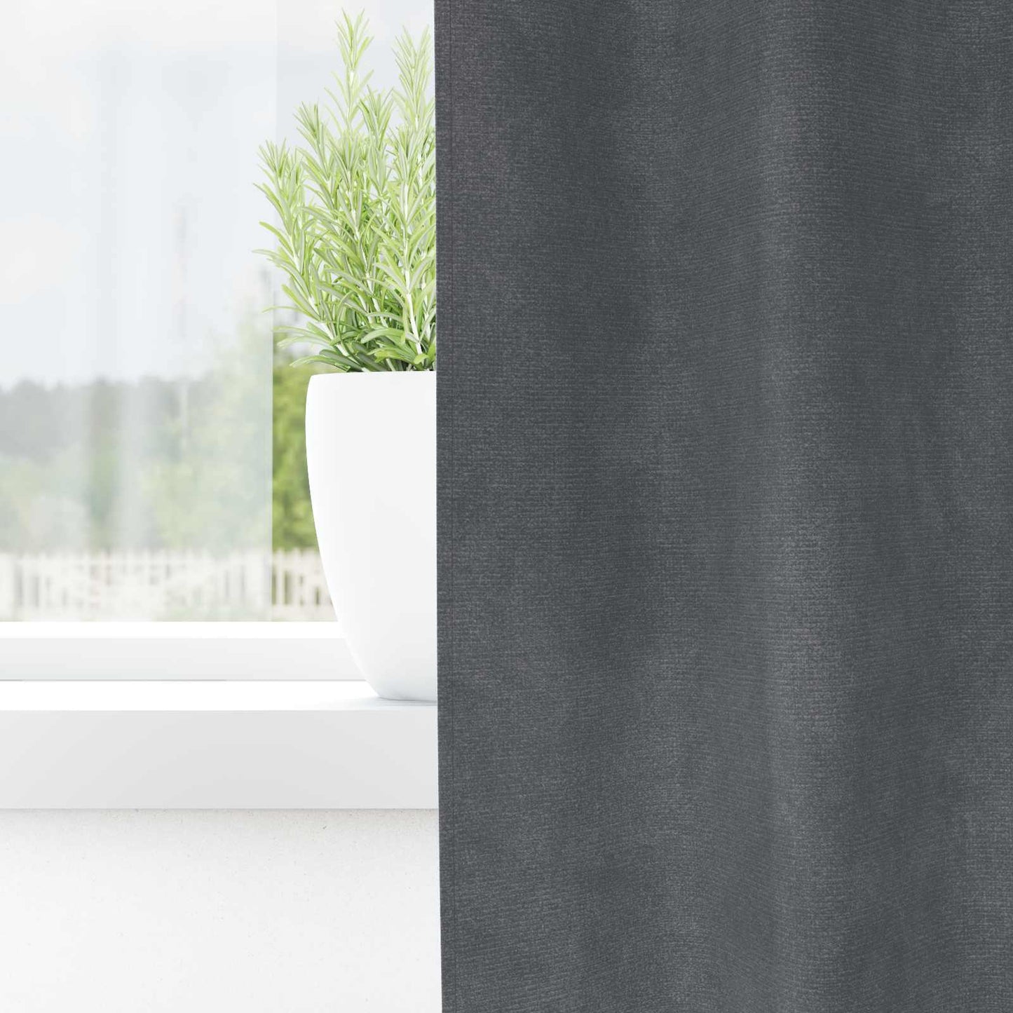 Vidaxl cortinas opacas 2 piezas terciopelo gris claro 140 x 245 cm