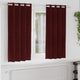 Tende oscuranti Vidaxl 2 pezzi rosso vino 140 x 175 cm velluto