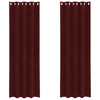 Tende oscuranti Vidaxx 2 pezzi rosso vino 140 x 260 cm velluto