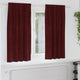Tende oscuranti Vidaxl 2 pezzi rosso vino 140 x 175 cm velluto