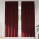 Tende oscuranti Vidaxx 2 pezzi rosso vino 140 x 260 cm velluto