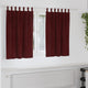 Tende oscuranti Vidaxx 2 pezzi rosso vino 140 x 140 cm velluto