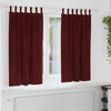 Vidaxl verduisterende gordijnen 2 pcs wijnrood 140 x 175 cm fluweel