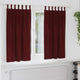 Tende oscuranti Vidaxl 2 pezzi rosso vino 140 x 175 cm velluto