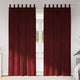 Tende oscuranti Vidaxx 2 pezzi rosso vino 140 x 260 cm velluto
