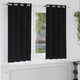 Tende oscuranti VidaXL con anelli 2 pz nere 175 x 140 cm