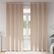 Tende oscuranti Vidaxxl con anelli 2 pz tortora 225 x 140 cm