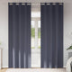 Tende oscuranti Vidaxl con anelli 2 pz antracite 245 x 140 cm