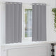Vidaxxl cortinas opacas con anillas 2 piezas gris claro 175 x 140 cm