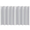 Vidaxl zwart-out gordijnen met ringen 2 pcs bleekgrijs 140 x 140 cm