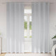 Vidaxl cortinas opacas con anillas 2 piezas gris pálido 225 x 140 cm