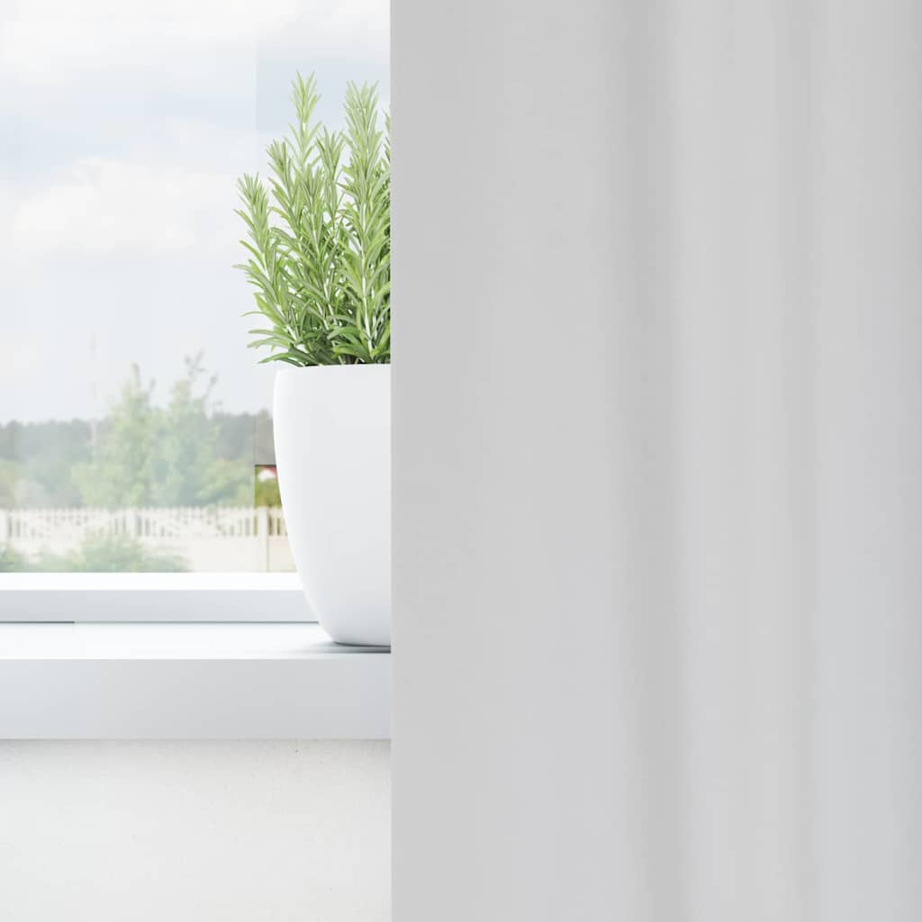 Vidaxl cortinas opacas con anillas 2 piezas gris pálido 260 x 140 cm