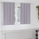 Vidaxl zwart-out gordijnen met ringen 2 pcs metaalgrijs 140 x 140 cm
