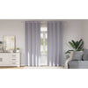 VidaXL cortinas opacas con anillas 2 piezas gris metalizado 225 x 140 cm