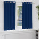 Tende oscuranti Vidaxl con anelli 2 pezzi blu scuro 175 x 140 cm