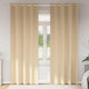 VidaXL cortinas opacas con anillas 2 uds crema 260 x 140 cm