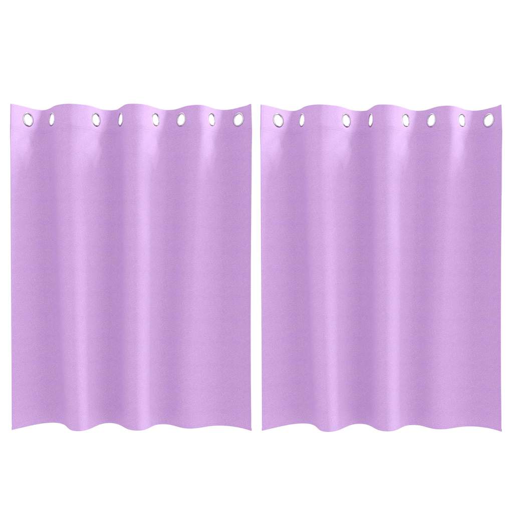 Tende oscuranti Vidaxl con anelli 2 pz viola 140 x 140 cm