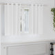 Vidaxl cortinas opacas con anillas 2 piezas blanco puro 140 x 140 cm