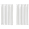 Vidaxl zwart-out gordijnen met ringen 2 pcs puur wit 175 x 140 cm