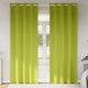 VidaXL cortinas opacas con anillas 2 unidades verde 245 x 140 cm