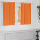 Tende oscuranti VidaXL con anelli 2 pezzi arancione brillante 140 x 140 cm