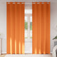 Tende oscuranti VidaXL con anelli 2 pezzi arancione brillante 260 x 140 cm