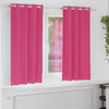 Vidaxl zwart-out gordijnen met ringen 2 pcs felroze 175 x 140 cm