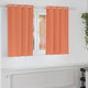 Vidaxl zwart-out gordijnen met ringen 2 pcs terracotta 140 x 140 cm
