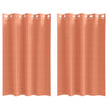 Vidaxl zwart-out gordijnen met ringen 2 pcs terracotta 175 x 140 cm
