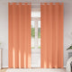 Tende oscuranti Vidaxxl con anelli 2 pz terracotta 245 x 140 cm