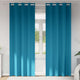 Tende oscuranti Vidaxxl con anelli 2 pezzi turchese 260 x 140 cm