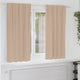 Tende oscuranti VidaXL con anelli 2 pezzi tortora 175 x 140 cm