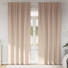 Vidaxl zwart-out gordijnen met ringen 2 pcs taupe 245 x 140 cm