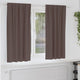 Tende oscuranti Vidaxl con anelli 2 pezzi marrone scuro 175 x 140 cm