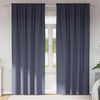 Vidaxl zwart-out gordijnen met ringen 2 pcs antraciet 225 x 140 cm