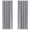 Tende oscuranti Vidaxxl con anelli 2 pz grigio chiaro 260 x 140 cm