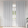 Vidaxl zwart-out gordijnen met ringen 2 pcs bleekgrijs 225 x 140 cm