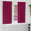 VidaXL cortinas opacas con anillas 2 uds rojo vino 175 x 140 cm