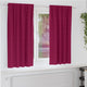 Tende oscuranti VidaXL con anelli 2 pezzi rosso vino 175 x 140 cm