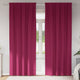 Tende oscuranti VidaXL con anelli 2 pezzi rosso vino 225 x 140 cm