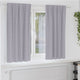 Vidaxl zwart-out gordijnen met ringen 2 pcs metaalgrijs 175 x 140 cm