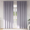 Vidaxl zwart-out gordijnen met ringen 2 pcs metaalgrijs 260 x 140 cm