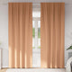 Tende oscuranti Vidaxl con anelli 2 pezzi marrone chiaro 260 x 140 cm